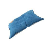 KQFCAZRE Coussin Auto-gonflant pour Camping Oreiller Gonflable Portable Appui-tête Pratique Coussin d'air Compact pour Une Utilisation Facile Adapté aux, Bleu, 45x25x8cm