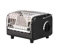 KQFCAZRE Mini Chauffage Cassette Chauffage D'Appoint Portable Réchaud Acier Inoxydable Poignée Réglable Adapté Au Camping Pêche Maison Extérieu, Noir