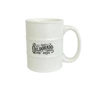 KQFCAZRE Mug Tonneau Design Élégant Grand Mug à Café sans Métaux Lourds ni sans Métaux Lourds Vaisselle, Blanc