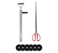 KQFCAZRE Pompe à Crevettes, Pompe à Moules, Outil de Pêche, Accessoire de Plage, Extracteur D'intestins de Crevettes Facile à Transporter avec Pince