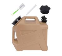 KQFCAZRE Réservoir D'eau Potable En Extérieur, Seau de Stockage D'eau Portable avec Robinet, Grande Capacité, En Polypropylène (PP), Idéal pour, kaki