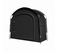 KQFCAZRE Tente à Vélos Pliable Fermé Abri Vélo Portable Compact Abri Stationnement Vélo, Noir, 200 80 165CM