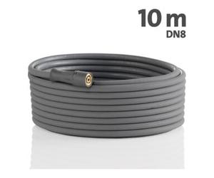 Kränzle Tuyau haute pression Kränzle en treillis d'acier 10 m NW 8 400 bar 2SN Version alimentaire gris/bleu Quantité:1
