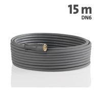 Kränzle Tuyau haute pression Kränzle en treillis d'acier 15 m NW 6 210 bar 1SN Version alimentaire gris/bleu pour K 1152 TST/K 2000 Quantité:1
