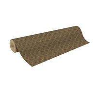 Kraft brut 70g, rl 50x0,70m Géo noir - Noir