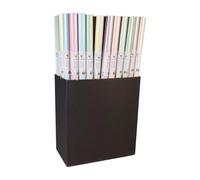 Kraft couleur 65g, 3x0,70m 50rlx Pastel - Assortiment pastel