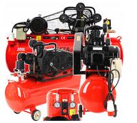 KRAFT DELE Compresseur 200L 3 Cylindres Compresseur D’Air 720L/min 8 Bar Atelier