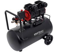 KRAFT&DELE | Compresseur sans huile, 50 L, compresseur silencieux, compresseur d'air sans huile, compresseur à air comprimé