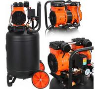 KRAFT&DELE | Compresseur sans huile, 50L, 2000W, compresseur silencieux, compresseur d'air comprimé