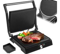 KRAFT&DELE | Gril électrique, 2400W, gril BBQ portable, gril de table