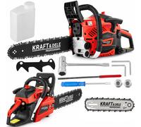KRAFT&DELE Kettensäge Benzin 4,3PS 40cm 40ccm 3/8" Easy Start KD5014