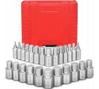 KRAFT&DELE | Set d'extracteurs de vis, 25 pièces, Extracteur de vis avec porte-embout magnétique, Set d'extracteurs de vis endommagées, pour vis endommagées