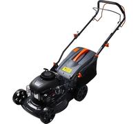 KRAFT&DELE | Tondeuse à gazon à essence, 8 km/h, autotractée, bac de ramassage de 45 l, largeur de coupe de 40 cm, tondeuse de jardin légère