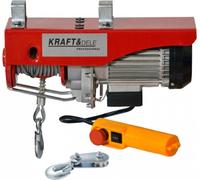 KRAFT&DELE | Treuils électriques, capacité de 250-500 kg, treuils motorisés pour câbles, moteur en cuivre, palan, vitesse de levage de 10 m/min, palan avec télécommande, treuil à câble, palan à chaîne
