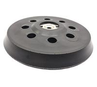 Kraftfeld Plateau de support rigide de 125 mm compatible avec Metabo SXE 325 Intec SXE 425 TurboTec SXE 450 TurboTec SXE 3125 Plateau de ponçage de rechange autocollant