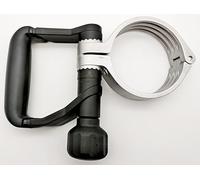 Kraftfeld Poignée de serrage Ø 95 mm compatible avec/remplacement pour marteau perforateur Bosch GSH 16-28, GSH 16-30, etc. machines avec logement (cou) diamètre 95 mm