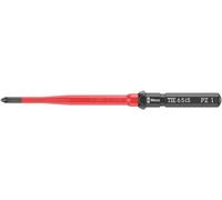 Wera Kraftform Kompakt VDE 65 iS PZ 1 x 157 mm TIE pour électricien Pozidriv Lame interchangeable PZ 1