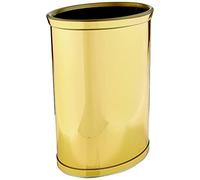 Kraftware , corbeille ovale, Mylar couleur laiton poli, 35,6 cm, pour la maison et le bureau