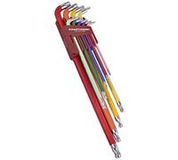Jeu de clés mâles TX à tête sphérique T10 - T50, 9 pcs.