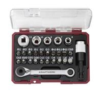 Kraftwerk Kraftwerk Boîte d'embouts avec mini liquet 1/4" S2, 27 pcs Quantité:1