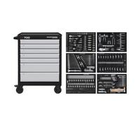 Kraftwerk Kraftwerk Chariot d'atelier LT LINE LT700, 7 tiroirs, 301 pcs. Quantité:1