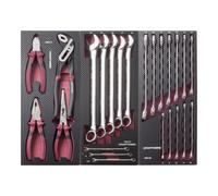 Kraftwerk Kraftwerk Ensemble d'outils, EVA, clés à molette et pinces, 24 pièces Quantité:1
