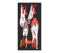 Kraftwerk Kraftwerk Gripzangen-/Ciseaux à tôle 4-pcs. 20x40 Insert Quantité:1