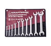 Kraftwerk Kraftwerk Jeu de clés à fourche doubles 6-32 mm 10 pièces Quantité:1