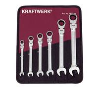 Kraftwerk Kraftwerk Jeu de clés mixtes à cliquet 6 pcs. Quantité:1