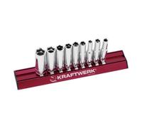 Kraftwerk Kraftwerk Jeu de douilles à cliquet long MAGALU 1/4", 9 pièces Quantité:1
