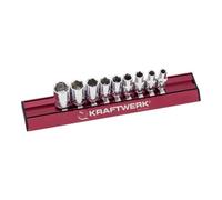 Kraftwerk Kraftwerk Jeu de douilles à cliquet Zoll MAGALU 1/4", 9 pièces Quantité:1