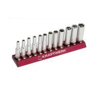 Kraftwerk Kraftwerk Jeu de douilles longues MagAlu 1/4" 12 pièces Quantité:1