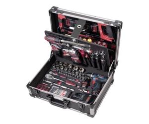 Kraftwerk Kraftwerk Kraftwerk 3949 Mallette AluPro avec tournevis sans fil BOSCH 264 pcs. Quantité:1