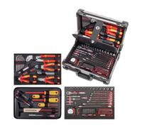 Kraftwerk Kraftwerk Mallette à outils en aluminium Profi VDE 123 pièces Quantité:1
