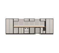 Kraftwerk Kraftwerk Mobilio 8er combi, 2x armoire haute, chariot d'atelier, meuble bas, 3964Q Quantité:1
