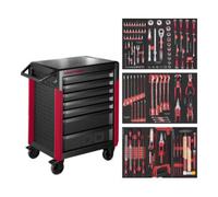 Kraftwerk Kraftwerk PRO LINE Chariot d'atelier PT800 avec 7 tiroirs 143 pcs. Quantité:1