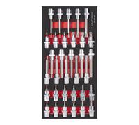 Kraftwerk Kraftwerk PRO LINE EVA3 1/2" jeu de douilles 20x40 33 pièces Quantité:1