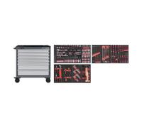 Kraftwerk Kraftwerk Servantes d'atelier BASIC LINE BT900, 7 tiroirs 244 pcs. Quantité:1