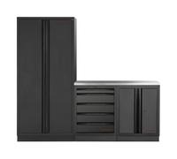 Kraftwerk Mobilier d'atelier Mobilio 3 éléments Kraftwerk, armoire haute, acier inoxydable Quantité:1