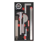 Kraftwerk Plateau d'outils de mesure Kraftwerk PRO LINE EVA, insert 20x40 cm, 9 pcs. Quantité:1