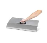 KRAMPOUZ Capot de protection pour Plancha SAVEUR - Couvercle Amovible en inox - Dimensions sur Mesure pour la Plancha SAVEUR - Crochet de fixation - Fabriqué en France - Réf ACP9
