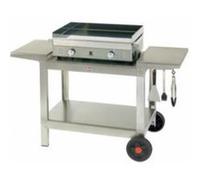 KRAMPOUZ Chariot pour Plancha Tout Inox 140 x 59 x 85 cm KHEA05 G