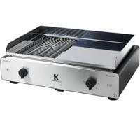 Krampouz - Plancha Électrique Gecio2oa00 Gecio2oa00 Inox Zones Barbecue/Plancha 2 Brûleurs À Poser, 70x40 Cm