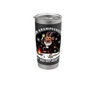 Krampusnacht allemand Be Good or Krampus Night Will Get You Gobelet isotherme en acier inoxydable double paroi