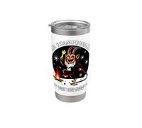 Krampusnacht allemand Be Good or Krampus Night Will Get You Gobelet isotherme en acier inoxydable double paroi