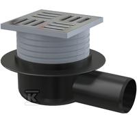 KRAT.105×105/50 ÉVAC. LAT. INOX SIPHON MO APV26