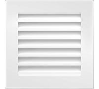 KRATKI Grille de Ventilation Grille de cheminée Fresh 17cm x 17cm Blanc