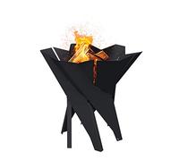 KRATKI Panier à feu de Jardin Basket, autoportant, Hexagonal, en Optique Angulaire | Poids 14,4 kg, Dimensions H 50 x L55 x P55 cm | résistant à la Chaleur jusqu'à 600 ° C