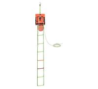 Kratos Safety Échelle de secours, échelle de sécurité EVA LAD 2 avec système de sécurité intégré, 6m
