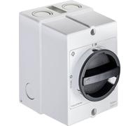 Kraus & Naimer Interrupteur principal, 3 pôles + 1NO/1NC, boîtier apparent. IP66, Ith=20 A, P=5,5 kW (AC23B, 400V AC), 2,5 mm², 1 pièce.